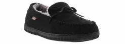 Apres Classic Moccasin Men’s Slippers -men's shoes apres classicmocblack am1619blk black05