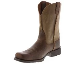 Ariat Rambler Wide Men's Western Boot -men's shoes ariat rambler 10002317 tan brown05