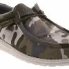 Hey Dude Wally Camo Men’s Casual Shoe -men's shoes heydude 110067003 wallycamo multi01