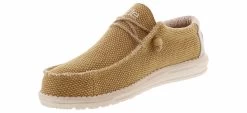 Hey Dude Wally Braided Men’s Casual Shoe -men's shoes heydude 110623158 wallybraidedocra tan05