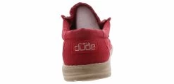 Hey Dude Wally Washed Men’s Casual Shoe -men's shoes heydude 111526812 wallywashed brick red03