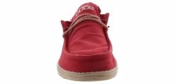 Hey Dude Wally Washed Men’s Casual Shoe -men's shoes heydude 111526812 wallywashed brick red06