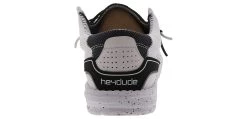 Hey Dude Wally Hawk Men’s Casual Shoe -men's shoes heydude 112250178 wallyhawkblackwhite black03