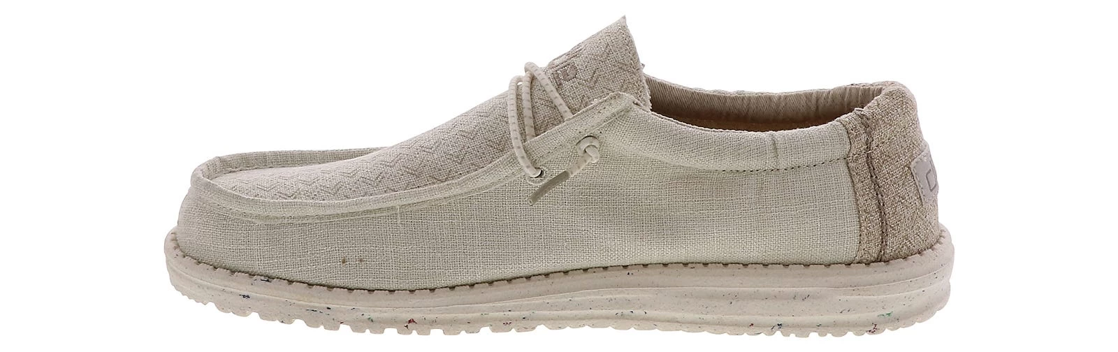 Hey Dude Wally Eco Linen Cottonwood Men’s Casual Shoe 6 Hey Dude Wally Eco Linen Cottonwood Men’s Casual Shoe - Image 4