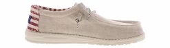 Hey Dude Wally Patriotic Men’s Casual Shoe 9 Hey Dude Wally Patriotic Men’s Casual Shoe -men's shoes heydude 40001 1k1 wallypatrioticoffwhite tan02