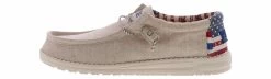 Hey Dude Wally Patriotic Men’s Casual Shoe 11 Hey Dude Wally Patriotic Men’s Casual Shoe -men's shoes heydude 40001 1k1 wallypatrioticoffwhite tan04