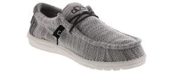 Hey Dude Wally L Stretch Yin & Yang Men’s Casual Shoe -men's shoes heydude 40025 ijg wallylstretchyinyang grey05