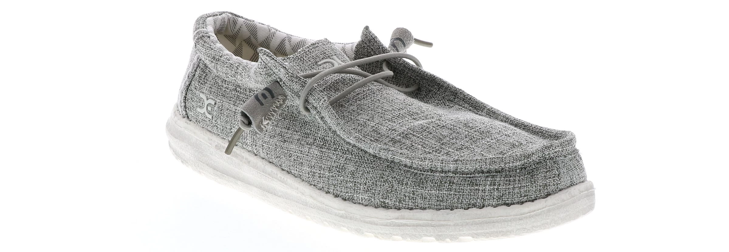Hey Dude Wally Linen Iron Men's Casual Shoe 3 Hey Dude Wally Linen Iron Men's Casual Shoe