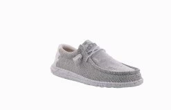 Hey Dude Wally Sox Stone White Men's Casual Shoe