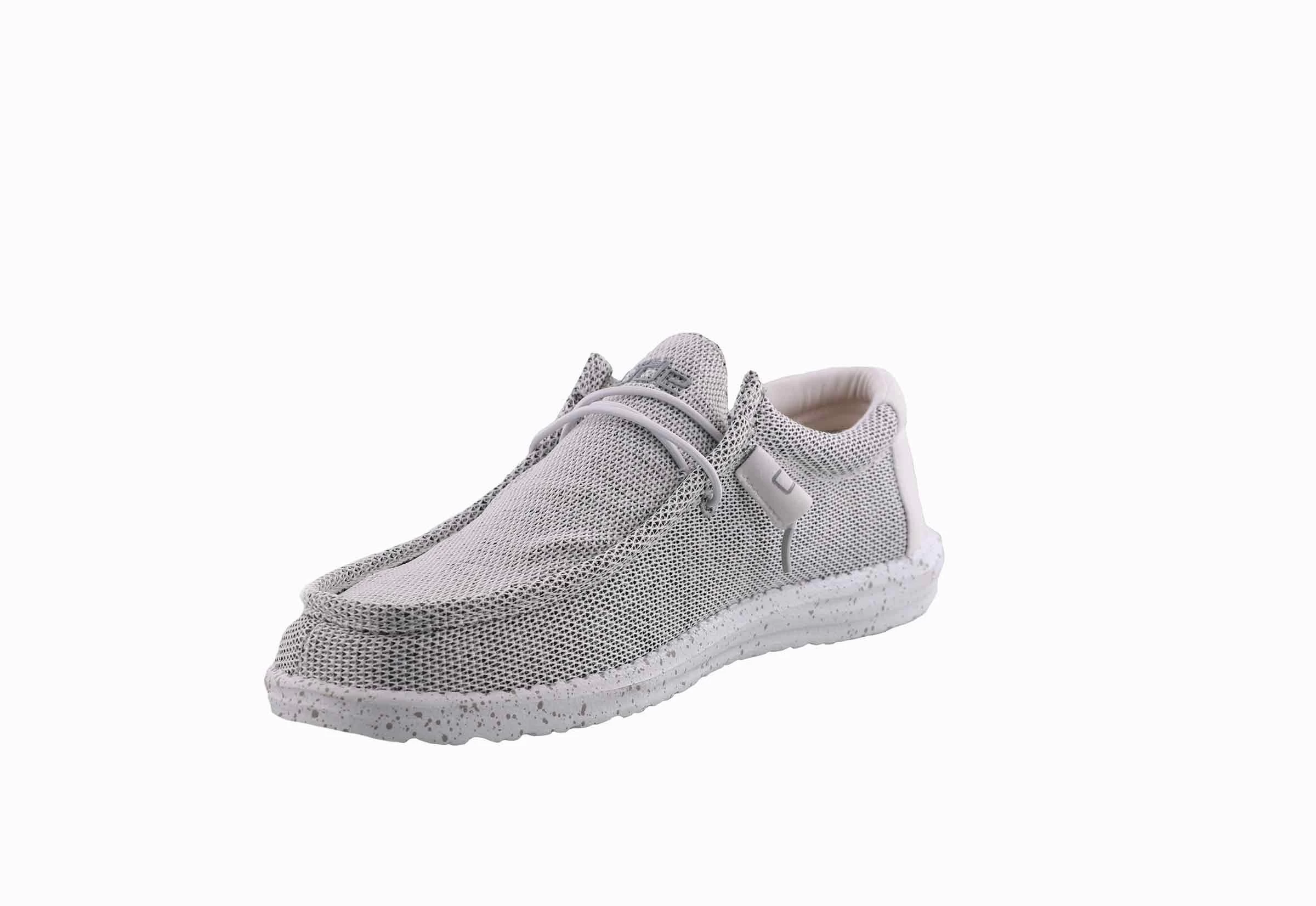 Hey Dude Wally Sox Stone White Men's Casual Shoe 7 Hey Dude Wally Sox Stone White Men's Casual Shoe - Image 5