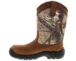 Itasca Python Men's Western Boot -men's shoes itasca python camo brown04