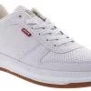 Levis Leviās Drive Low Menās Casual Sneaker 2 Levis Leviās Drive Low Menās Casual Sneaker -men's shoes levis 510702 43w1 drivelow white01