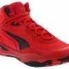 Puma Playmaker Pro Mid Men’s Basketball Sneaker -men's shoes puma 37790205 playmakerpromid red01