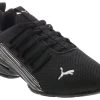 Puma Axelion Linear Men’s Wide-Width Running Shoe -men's shoes puma 37817601 axelionlinear black01