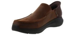 Skechers Slip-Ins Parson Oswin Men’s Wide Width Casual Shoe -men's shoes skechers 204866ww cdb parsonoswinslipin brown05