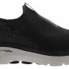 Skechers Go Walk 6 Men’s Wide-Width Walking Shoe -men's shoes skechers 216202ww blk gowalk6 black02