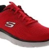 Skechers Summits Torre Men’s Running Shoe -men's shoes skechers 232395 rdbk summitstorre red01
