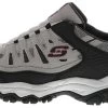 Skechers Afterburn M Fit- Wonted Men's Wide-Width Walking Shoe -men's shoes skechers after burn 51866 grey02 2