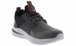 Skechers Delson 3.0 Cicada Men’s Casual Shoe -men's shoes skechers delson3.0cicada 210238gybk grey05