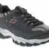 Skechers Afterburn M. Fit Men's Walking Shoe -men's shoes skechers afterburn grey black01
