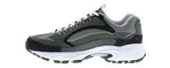 Skechers Stamina Wide Men's Walking Shoe -men's shoes skechers stamina grey black04