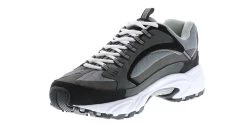 Skechers Stamina Wide Men's Walking Shoe -men's shoes skechers stamina grey black05