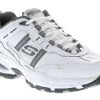 Skechers Vigor 2.0 Wide Men's Walking Shoe - White -men's shoes skechers vigor white01