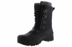 Sporto Snow Pack Men’s Weather Boot -men's shoes sporto snow pack blk snowpackboot black05