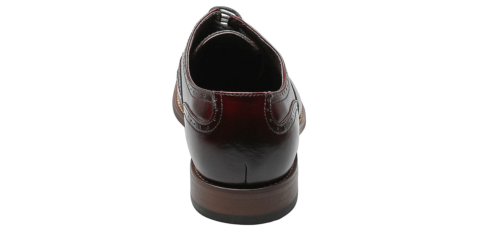 Stacy Adams Dunbar Burgundy Men's Oxford Shoe 5 Stacy Adams Dunbar Burgundy Men's Oxford Shoe - Image 3