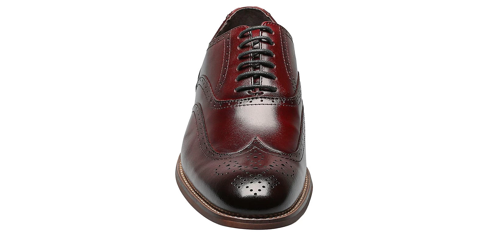 Stacy Adams Dunbar Burgundy Men's Oxford Shoe 7 Stacy Adams Dunbar Burgundy Men's Oxford Shoe - Image 5