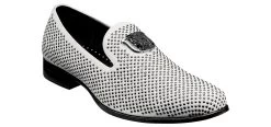 Stacy Adams Swagger White Men's Dress Shoe