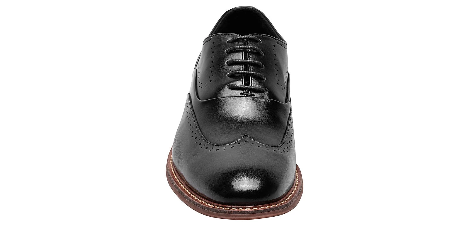Stacy Adams Macarthur Black Shiny Men's Oxford Shoe 7 Stacy Adams Macarthur Black Shiny Men's Oxford Shoe - Image 5