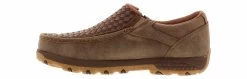 Twisted X Driving Moc Men’s Casual Shoe -men's shoes twistedx mxc0018 slipondrivingmocweave tan04