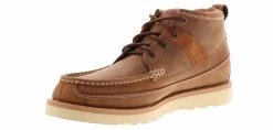 Twisted X Wedge Sole Crepe Chukka Men's Short Boot -men's shoes twistedx wedge sole crepe chukka mca0007 brown05