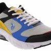 U.S. Polo Assn. Curlew Colorblock Men’s Running Shoe 2 U.S. Polo Assn. Curlew Colorblock Men’s Running Shoe -men's shoes uspoloassn curlew blk mlt curlewcolorblock black01